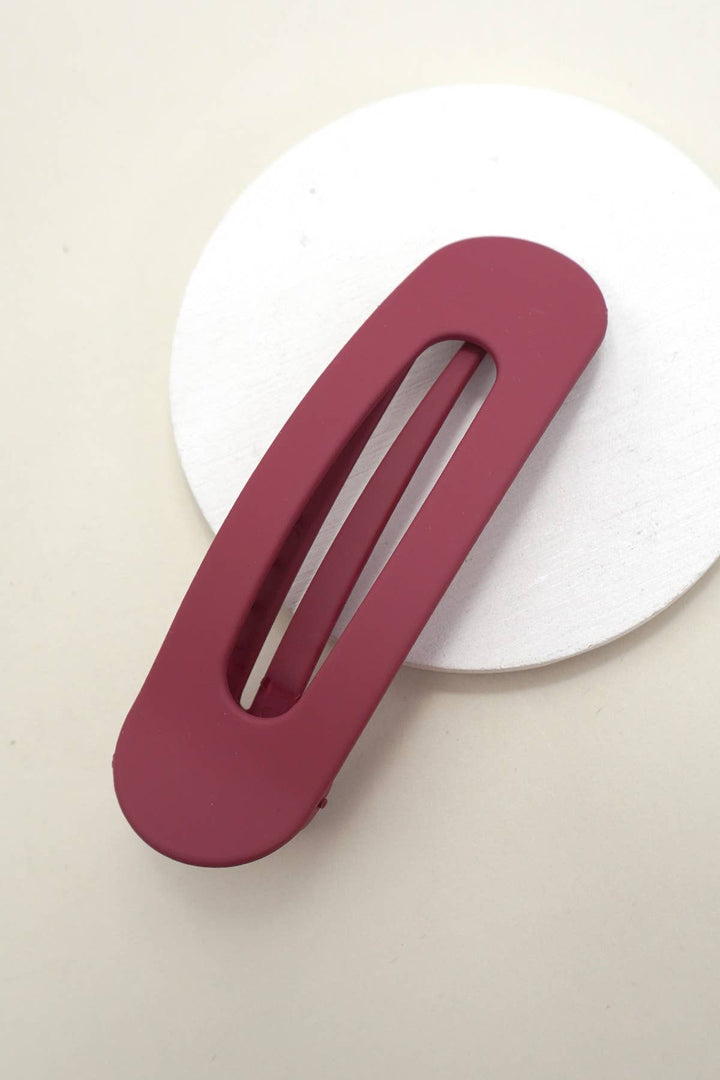 LARGE OVAL LAY DOWN FLAT HAIR CLAW CLIPS | 40H916