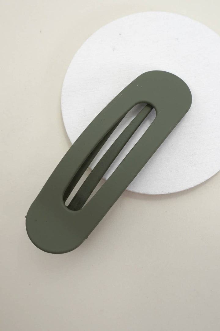 LARGE OVAL LAY DOWN FLAT HAIR CLAW CLIPS | 40H916