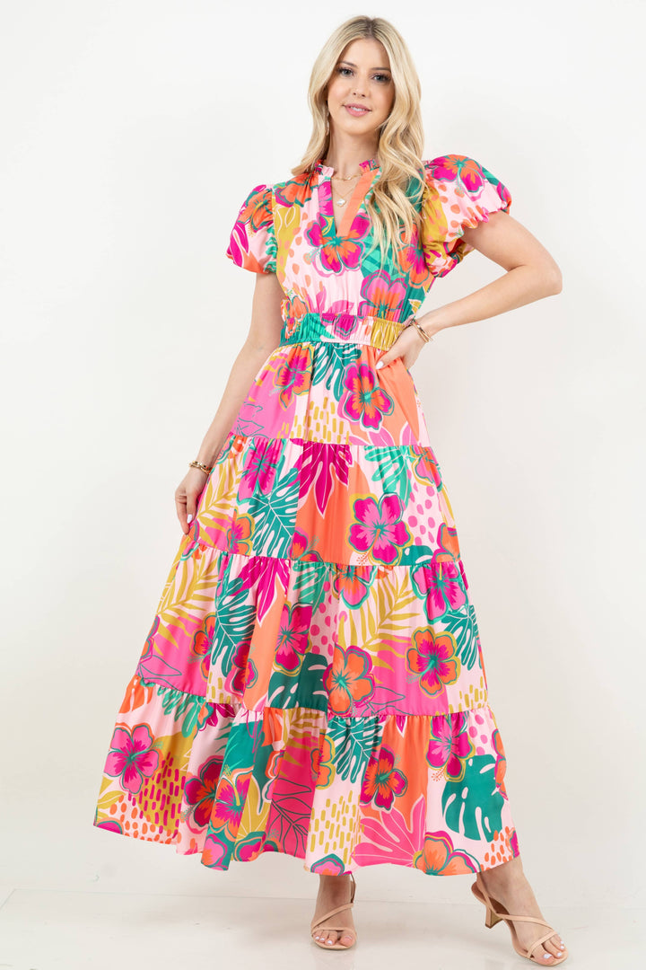 Lilly Floral Maxi Dress