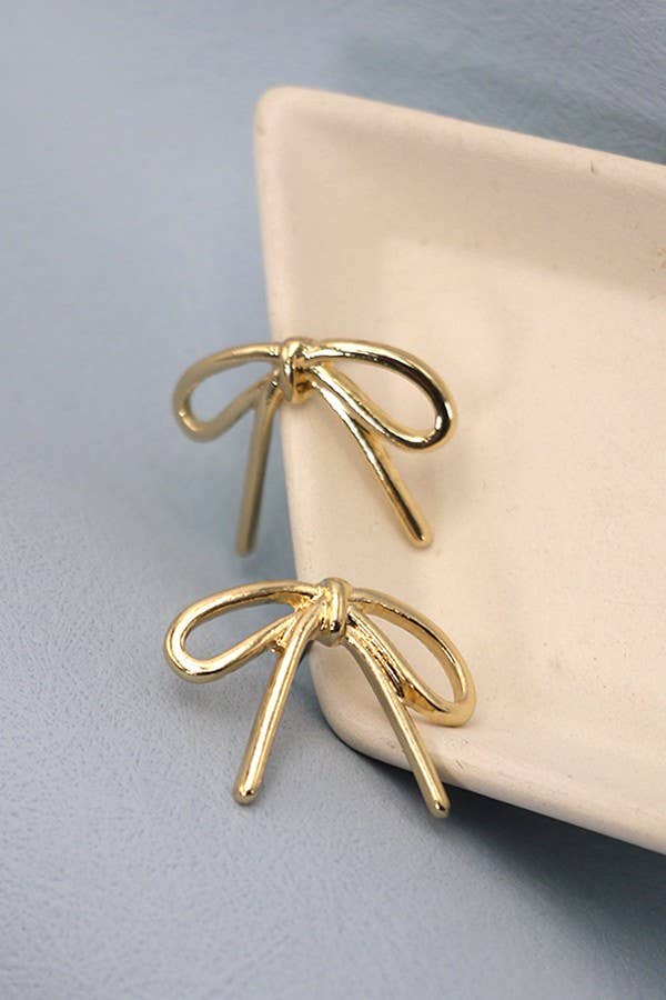 CHIC BOW EARRING