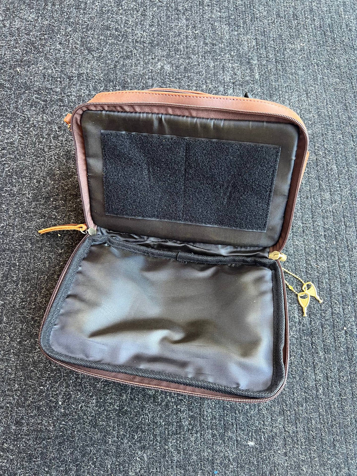 Vintage cowhide leather fanny pack/crossbody/sling bag