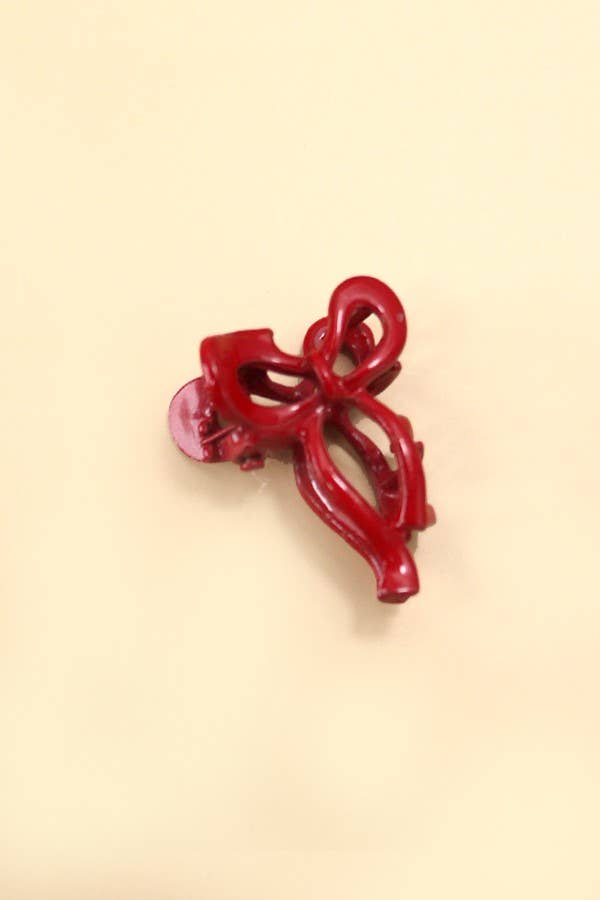 MINI BOW HAIR CLAW CLIPS