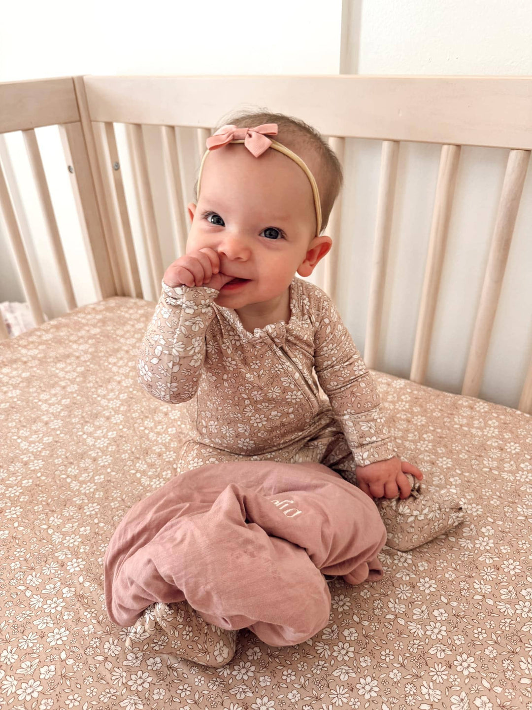 Cozy Bamboo Puppy Lovey Blanket - Baby Security Blanket Dog