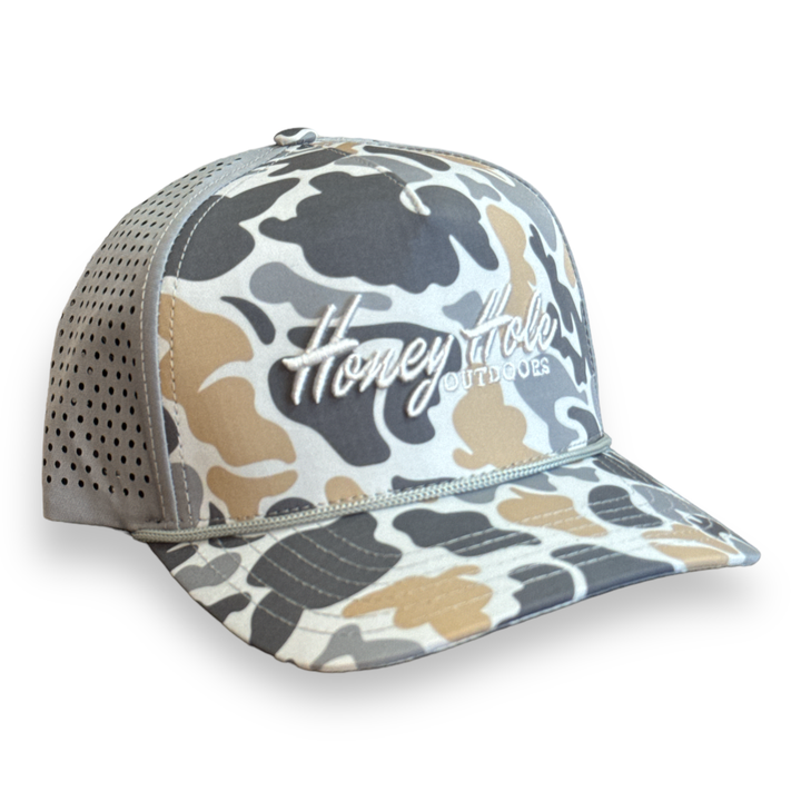 Performance Rope Hat - Heritage - Grey Camo. - Honey Hole