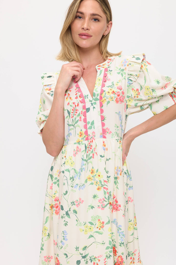 Delilah Floral Tiered Dress