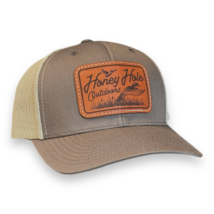 Snapback - Leather Waterfowl - Honey Hole