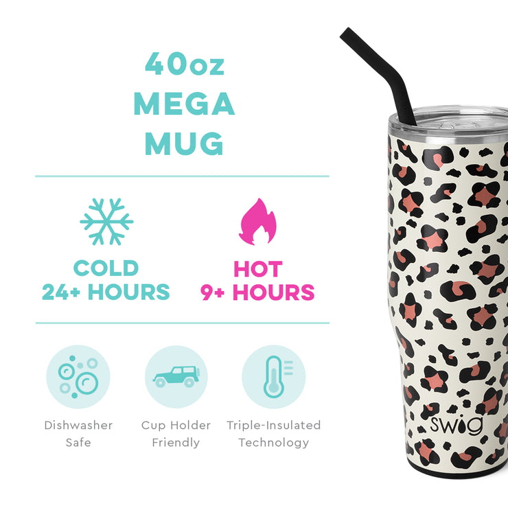 Swig Luxy Leopard Mega Mug (40oz)