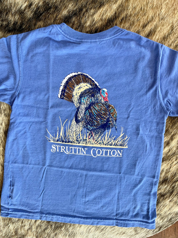 Youth Full Strut Tee - Struttin’ Cotton