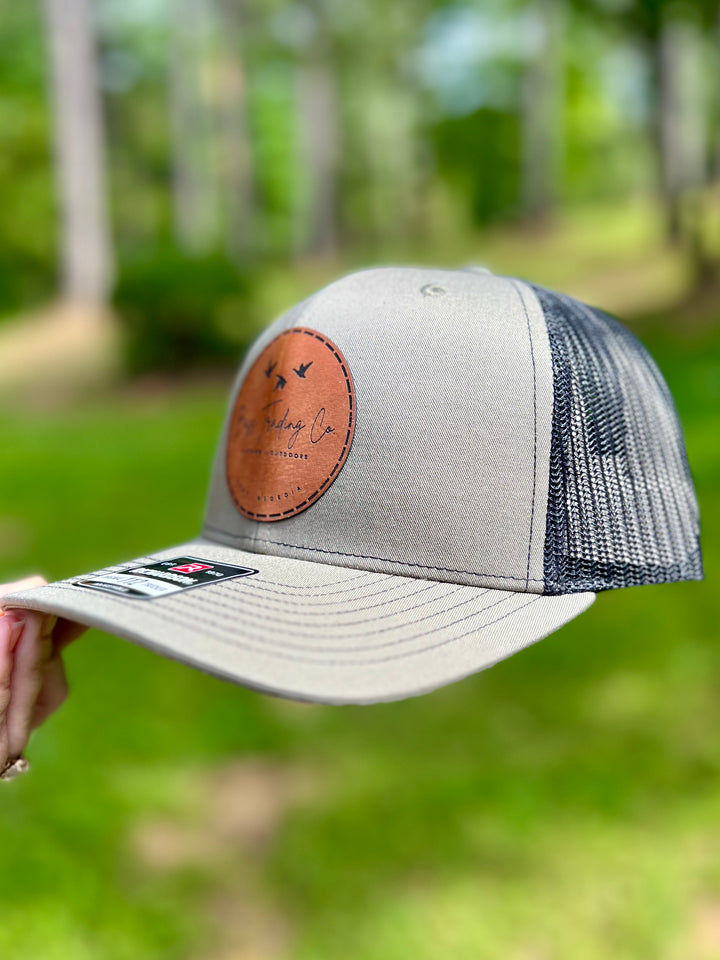 Bass Trading Co. Leather Patch Hat