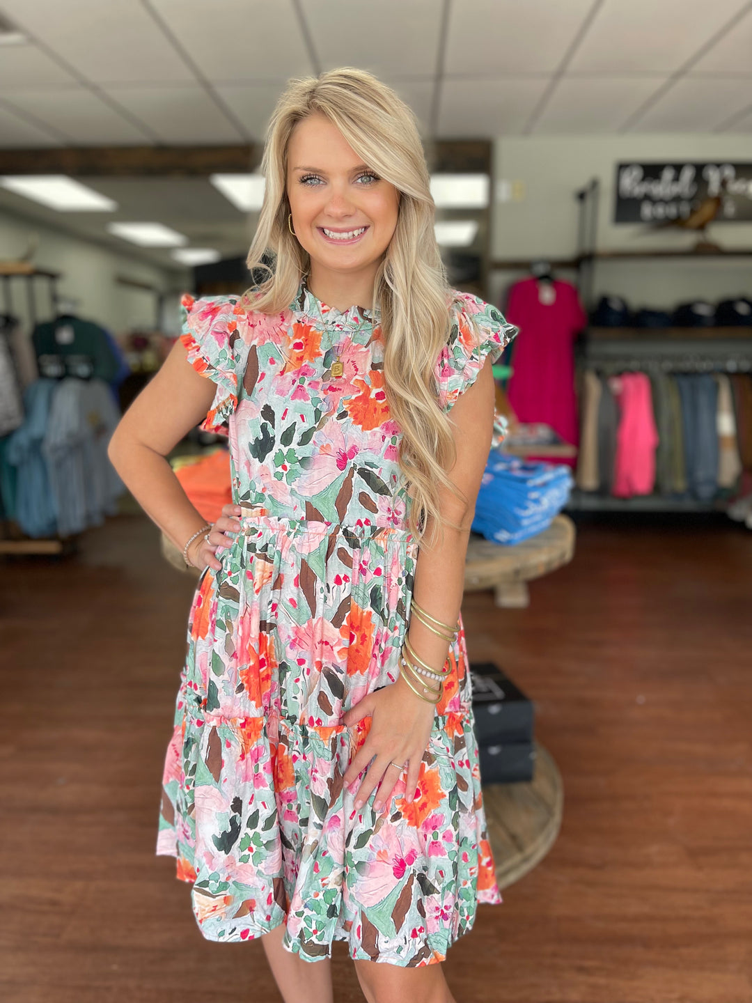 Fiona Floral Dress