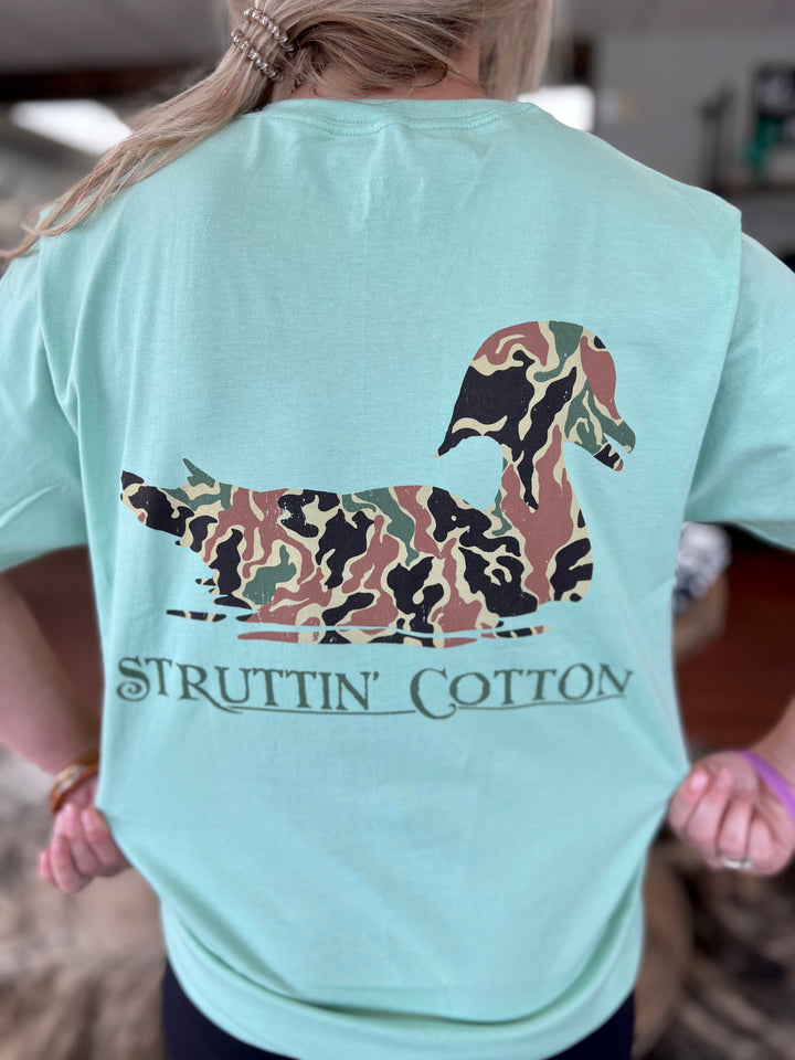 Old School Woodie Tee - Struttin’ Cotton