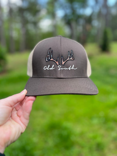Old South Trucker Hat - Deer Antlers