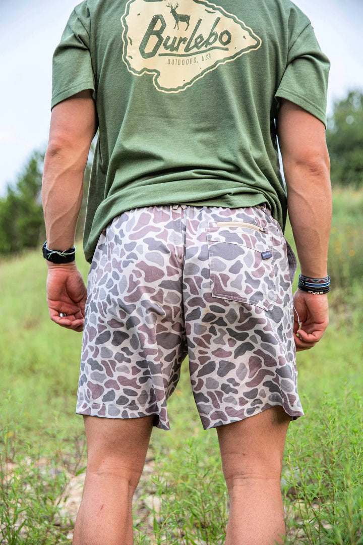 Burlebo Everyday Shorts - Classic Deer Camo