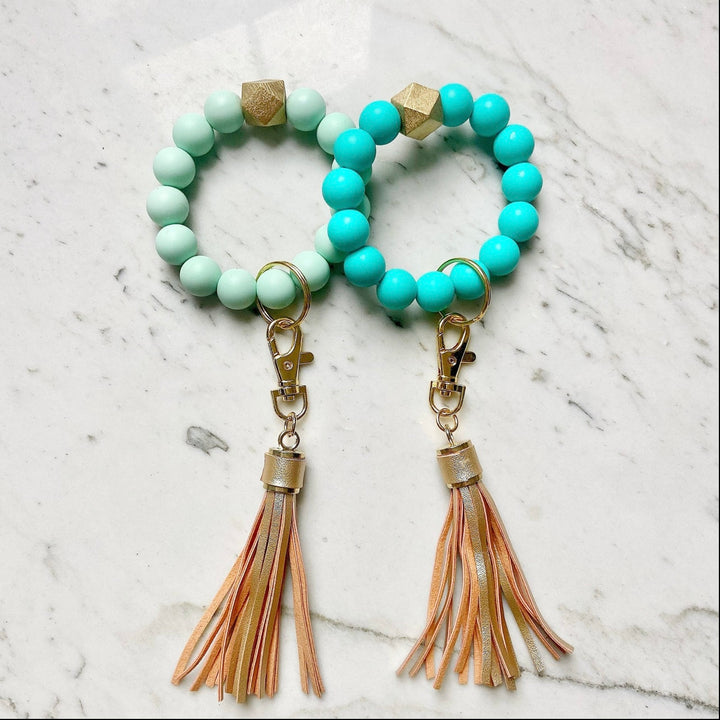 Silicone Beaded Keychain