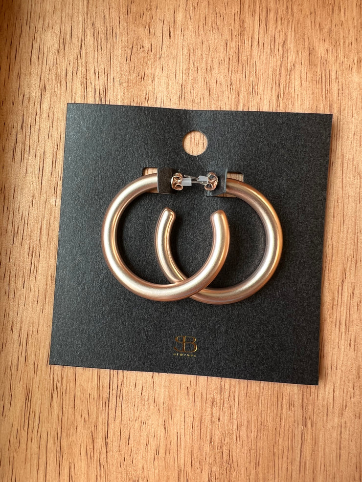 40mm Circle Hoop Earrings