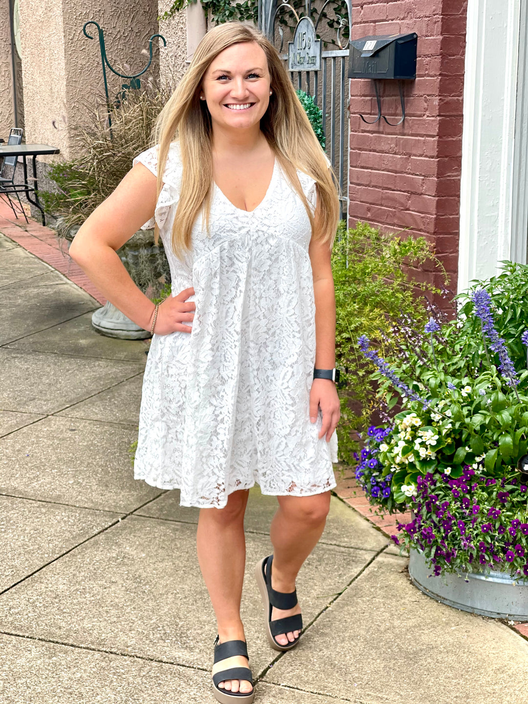 White Lace Dress