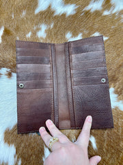 Dolly Tooled Leather Wallet