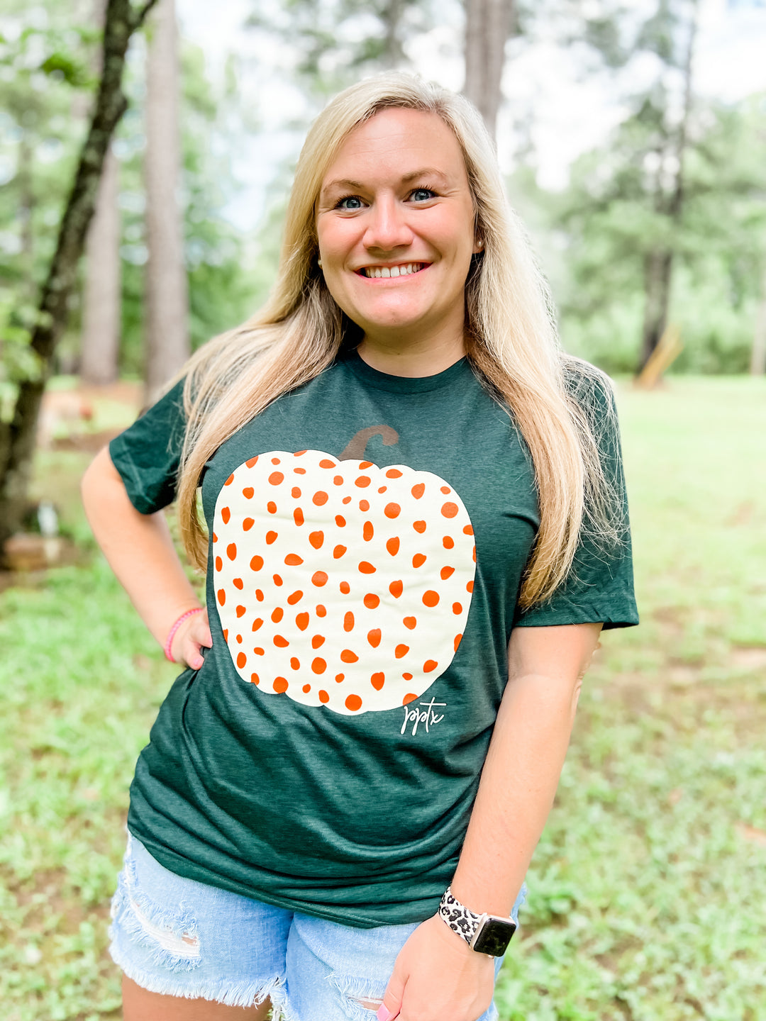 Spotted Pumpkin Tee