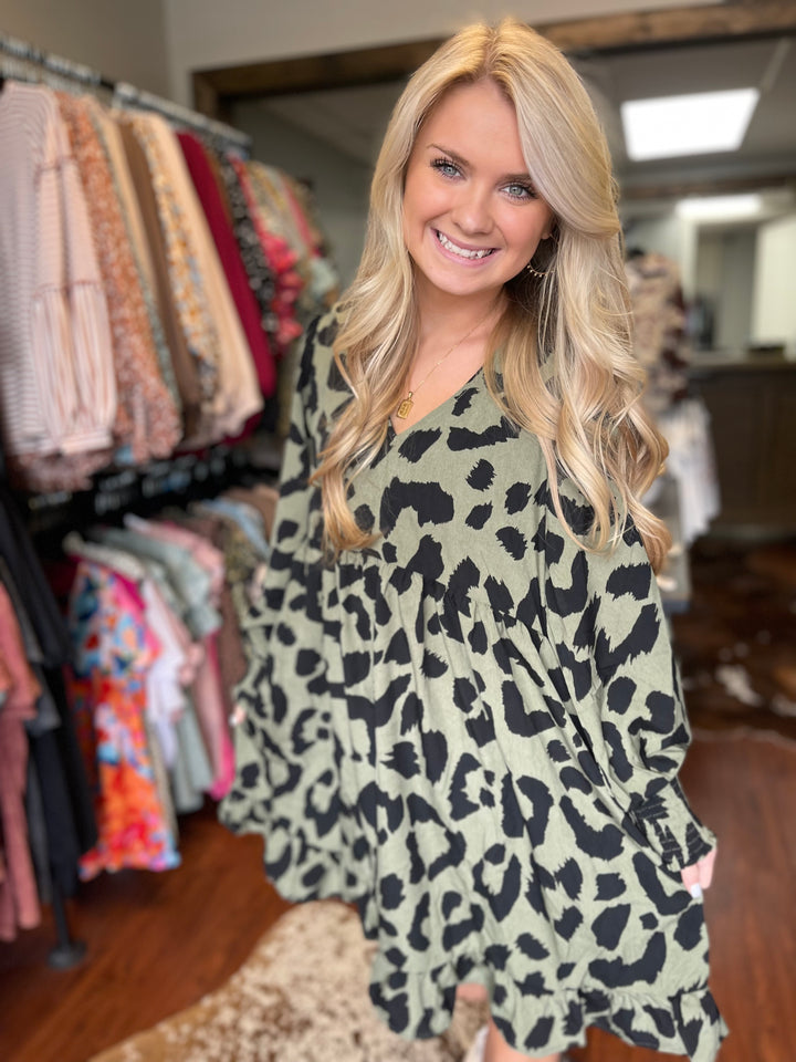 Leo Leopard Dress