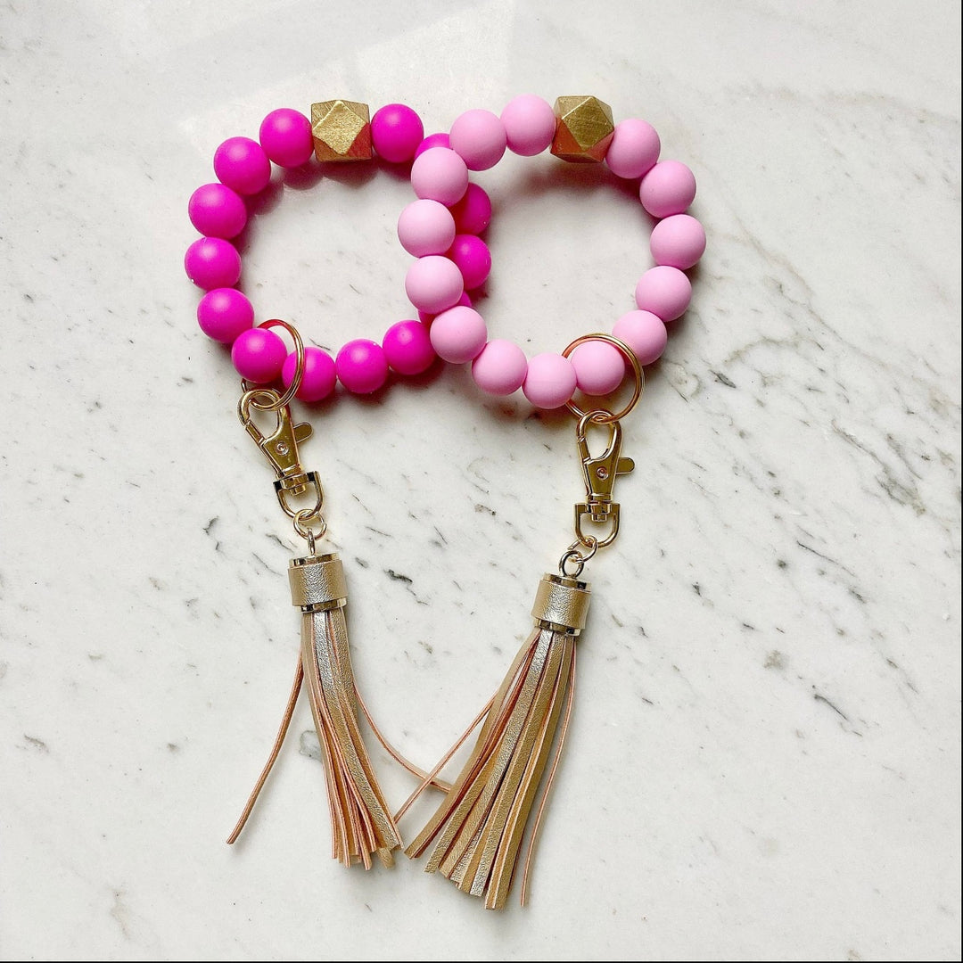 Silicone Beaded Keychain