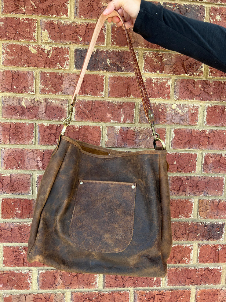 Large Leather Tote #1