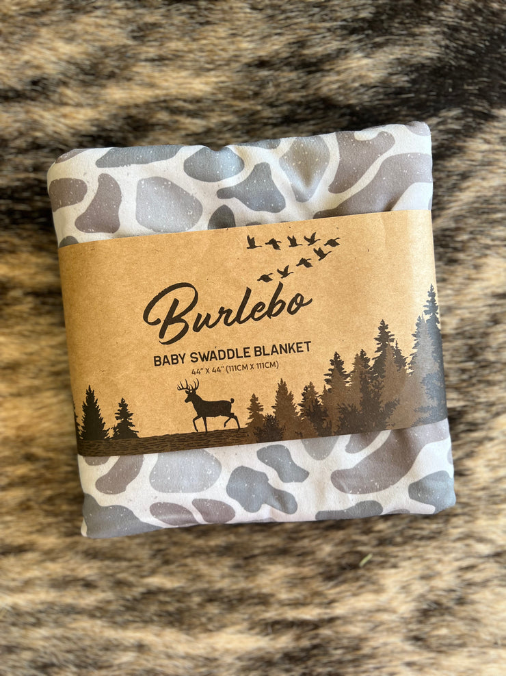 Burlebo Baby Swaddle - Classic Deer Camo