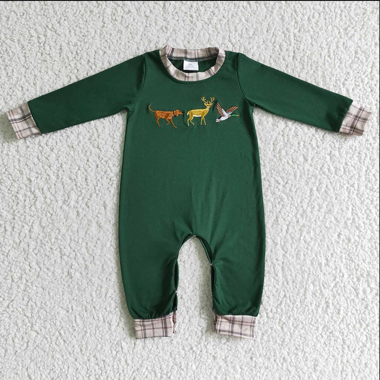 Boys Embroidered Hunting Outfit