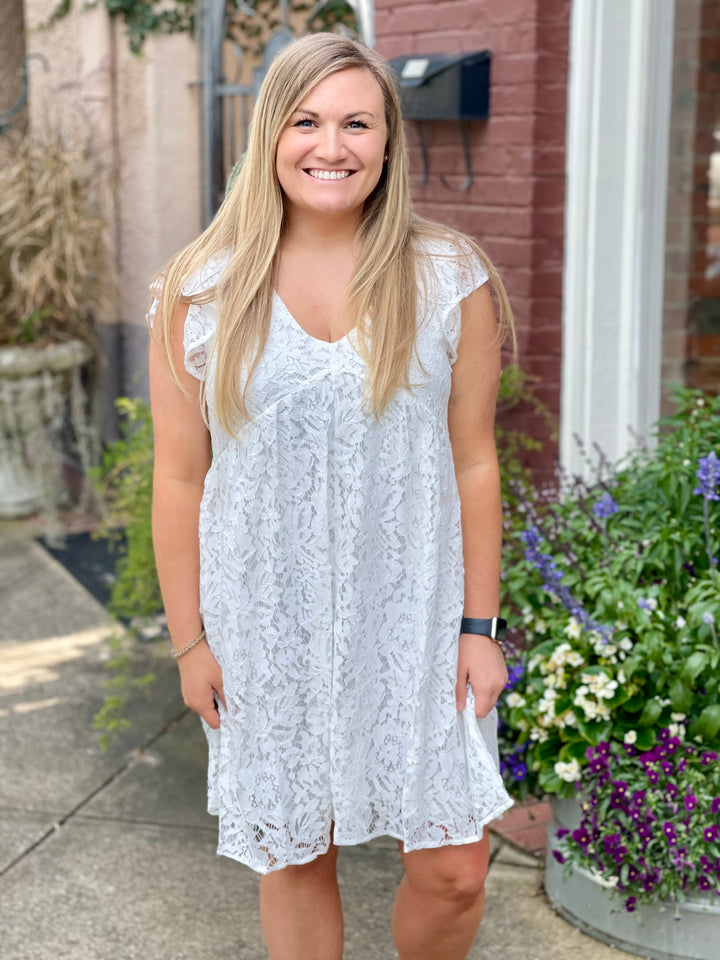 White Lace Dress