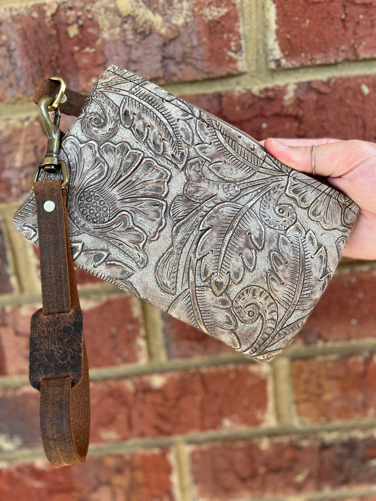 Small Leather Wristlet #6
