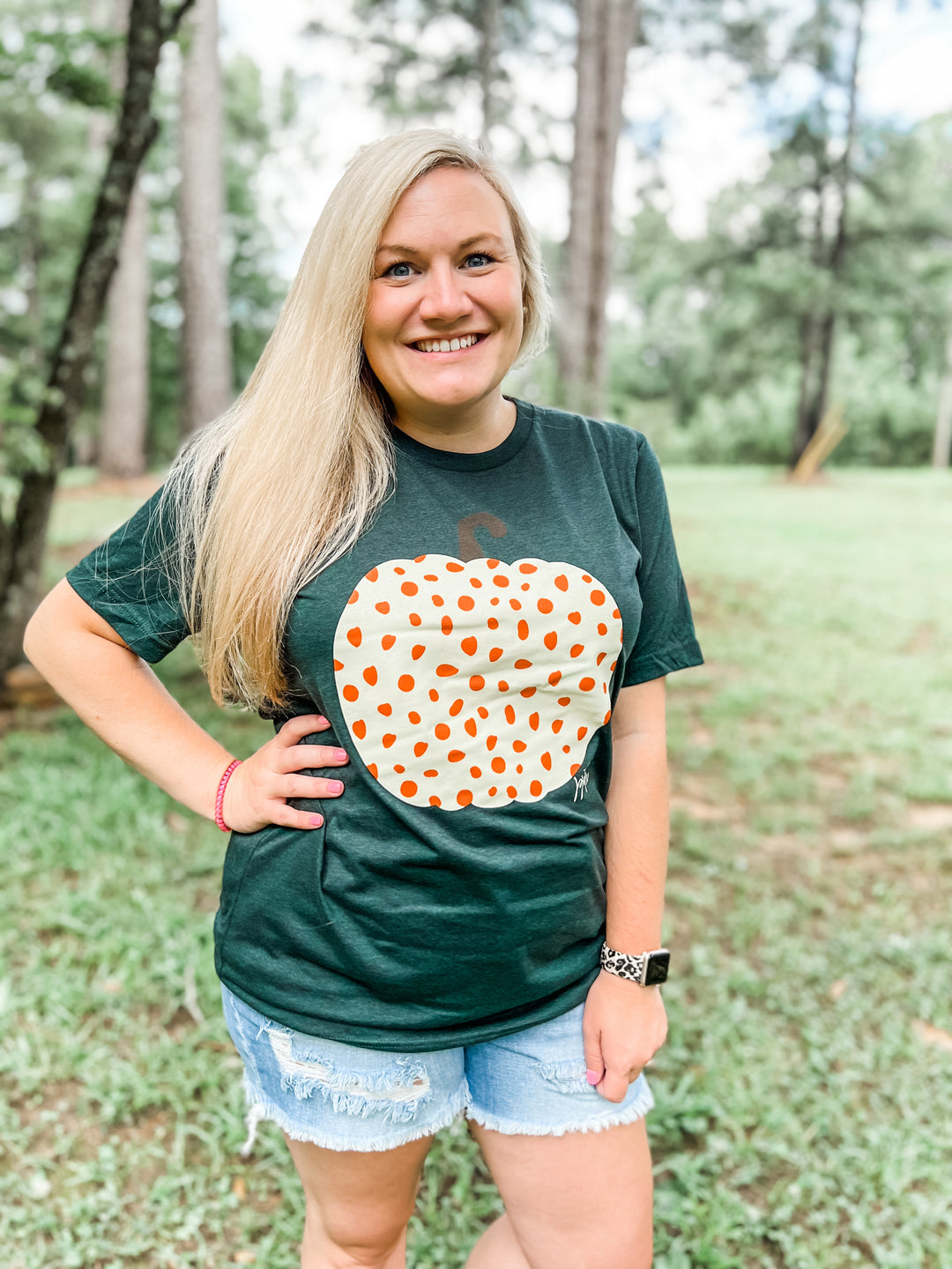 Spotted Pumpkin Tee