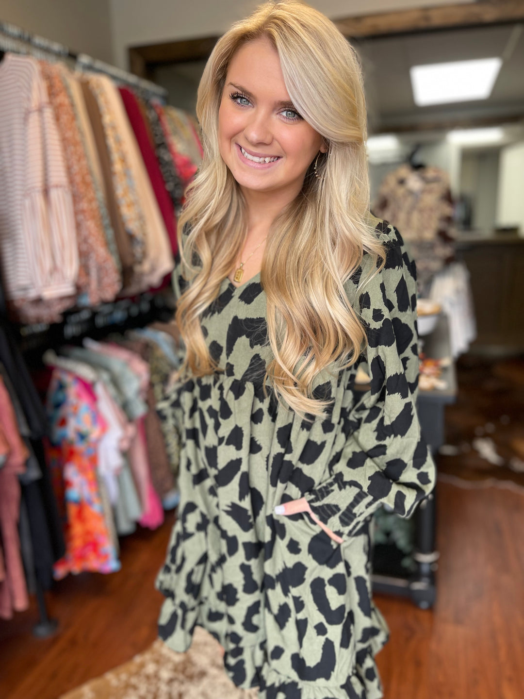 Leo Leopard Dress