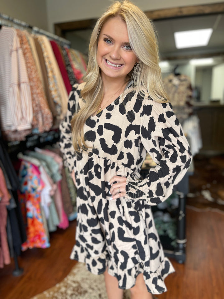 Leo Leopard Dress