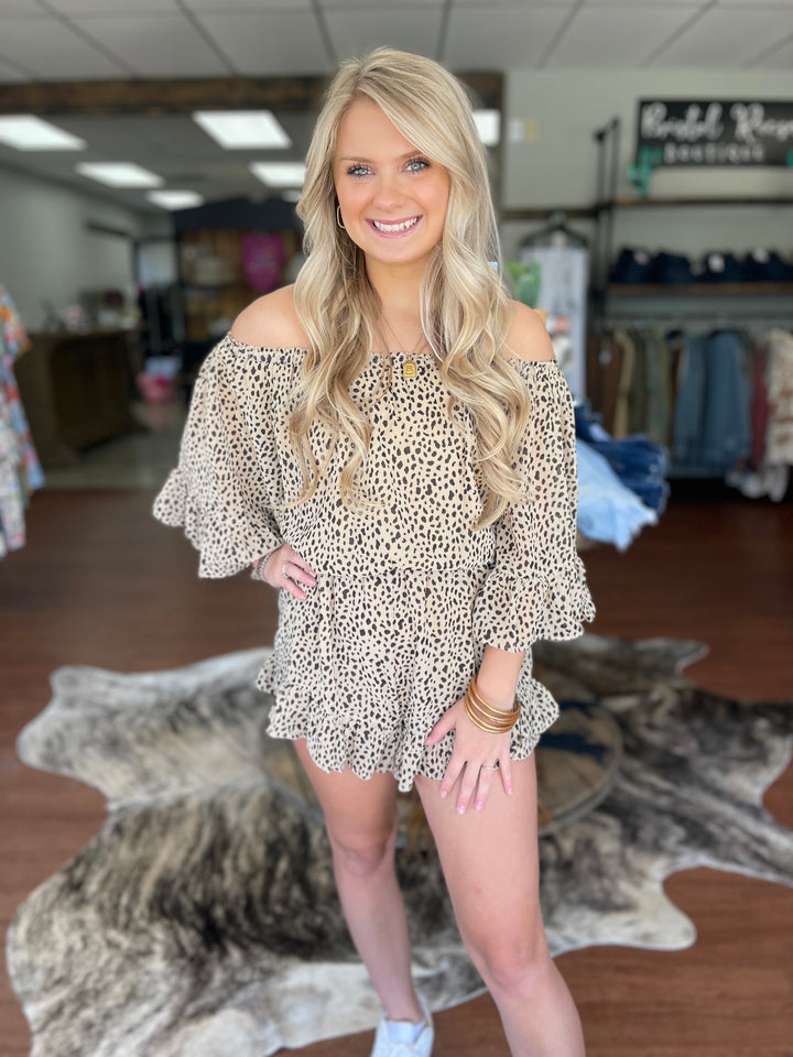 Ruffle Dot Romper